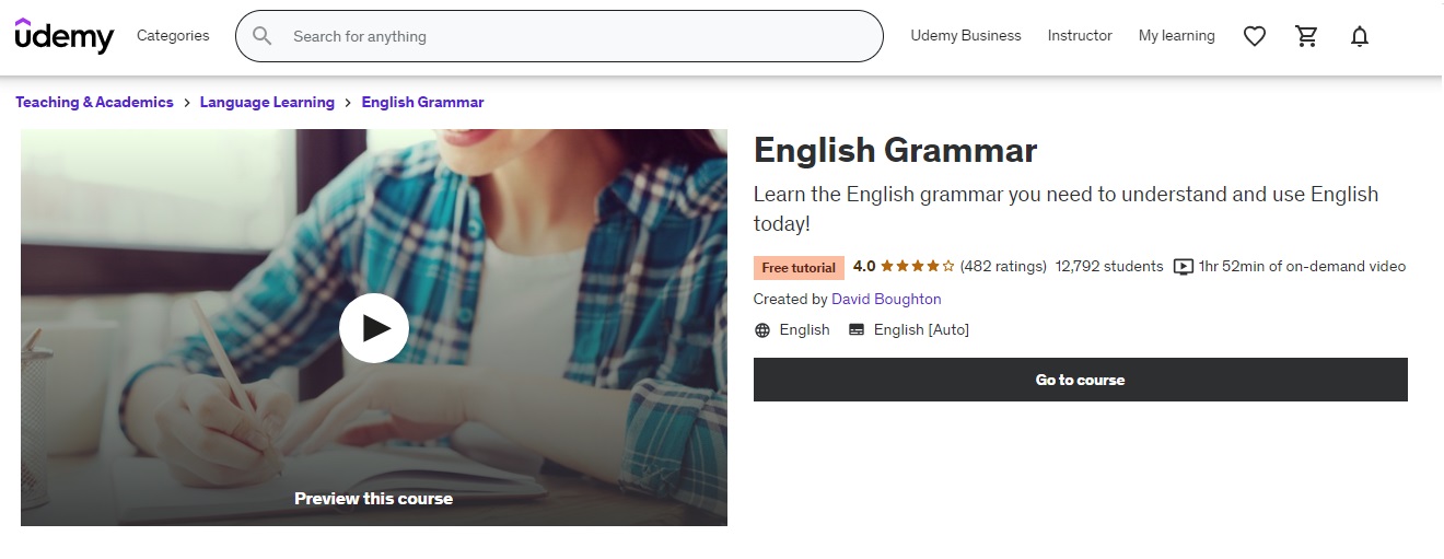 English Grammar_Open resource