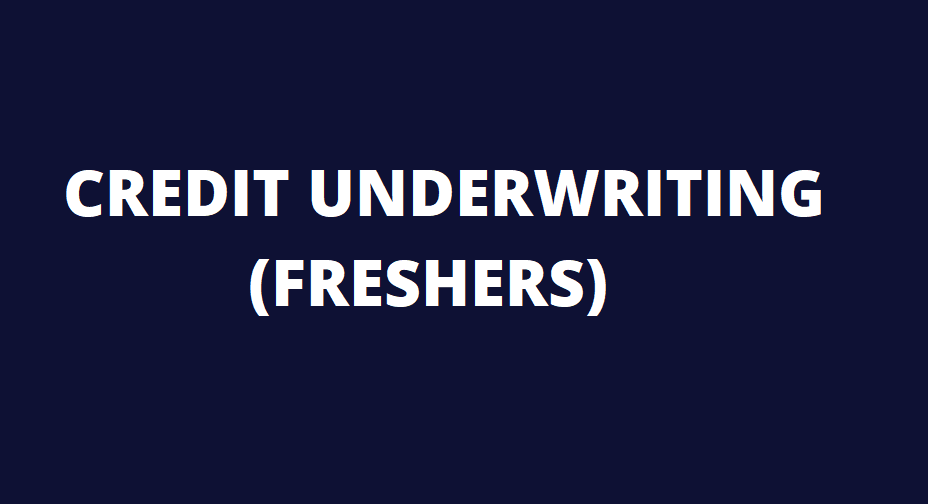 Underwriting for Freshers - Credit